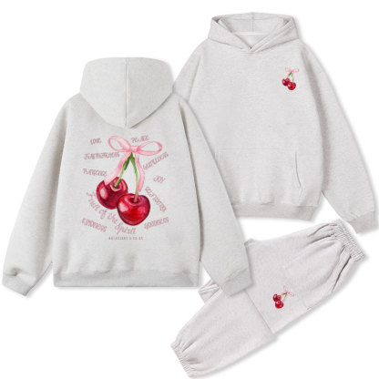 Fruit Of The Spirit Christian Fleece Hoodie Set