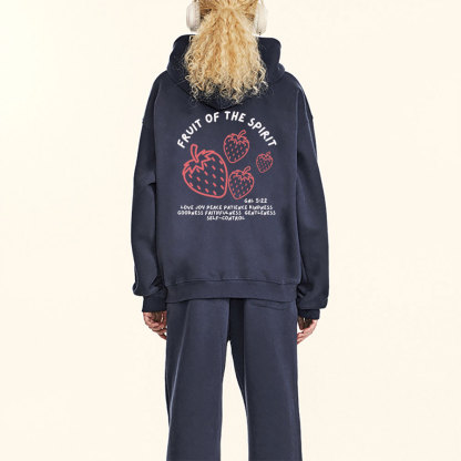 Fruit Of The Spirit Christian Fleece Hoodie Set