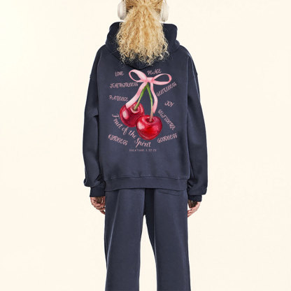 Fruit Of The Spirit Christian Fleece Hoodie Set