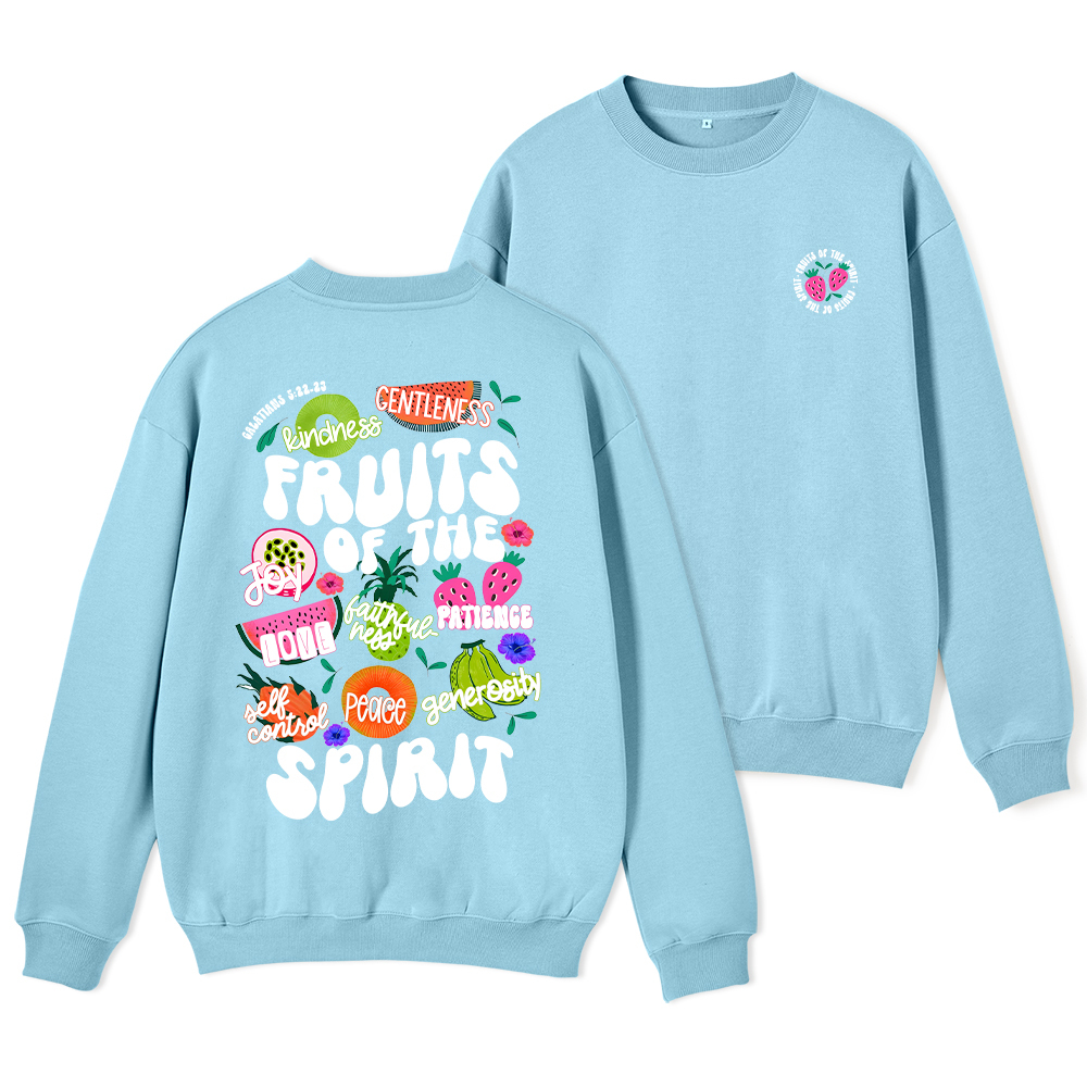 Fruit Of The Spirit Christian Fleece Sweatshirt
