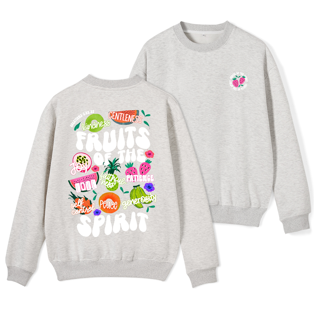 Fruit Of The Spirit Christian Fleece Sweatshirt