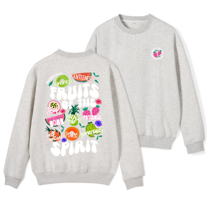 Fruit Of The Spirit Christian Fleece Sweatshirt