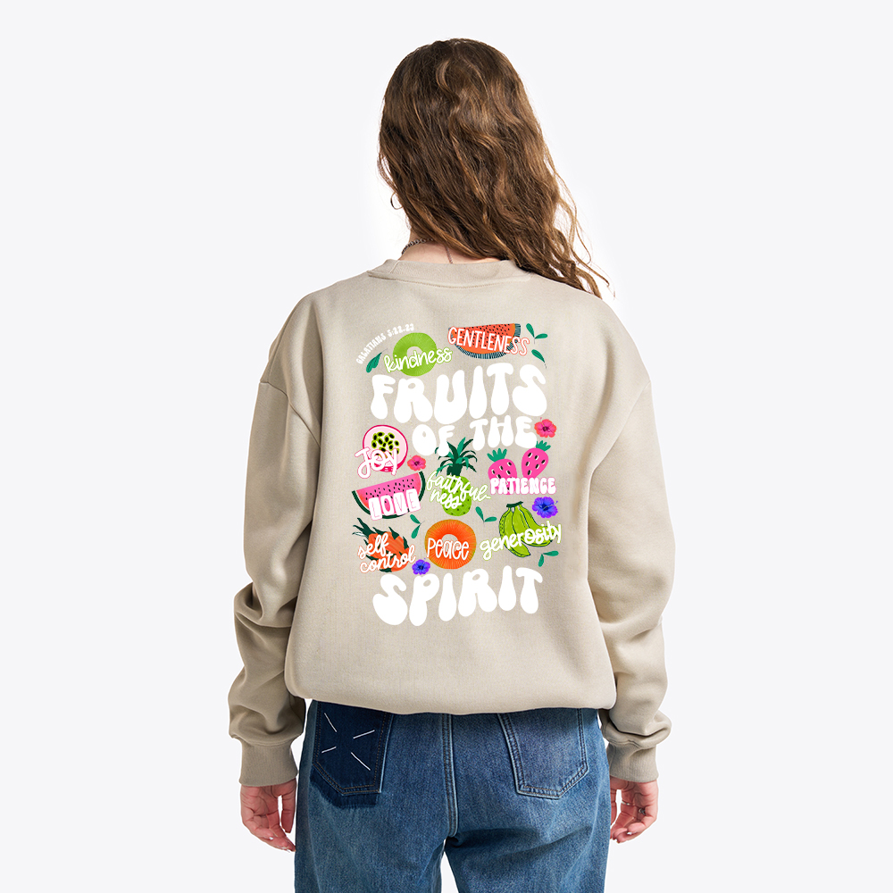 Fruit Of The Spirit Christian Fleece Sweatshirt