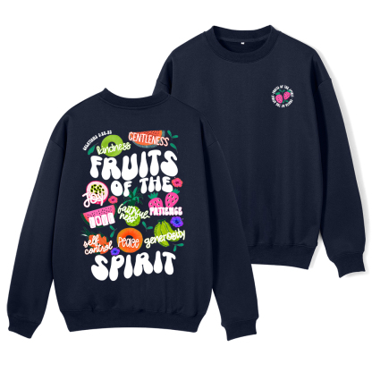 Fruit Of The Spirit Christian Fleece Sweatshirt