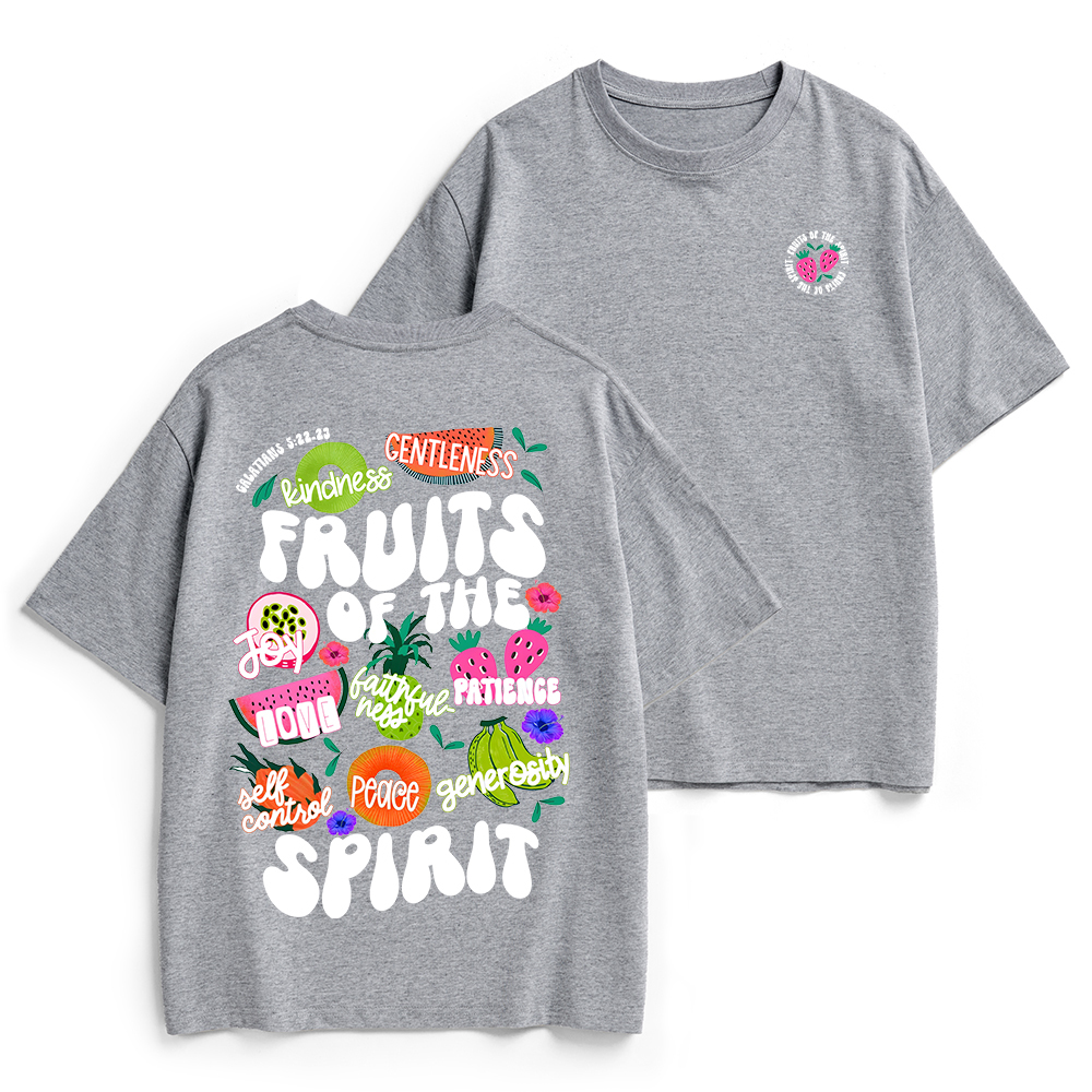 Fruit Of The Spirit Christian Heavy Cotton T-Shirt