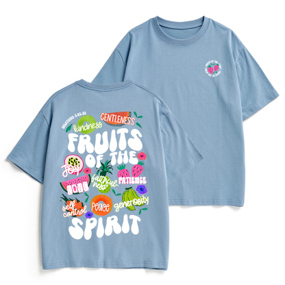 Fruit Of The Spirit Christian Heavy Cotton T-Shirt