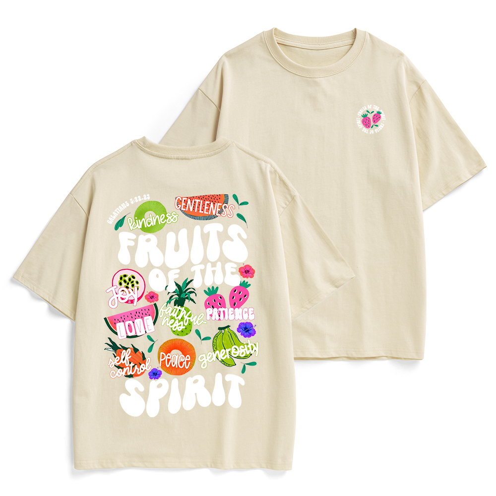 Fruit Of The Spirit Christian Heavy Cotton T-Shirt