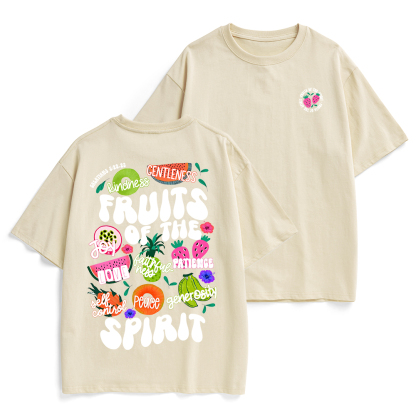 Fruit Of The Spirit Christian Heavy Cotton T-Shirt