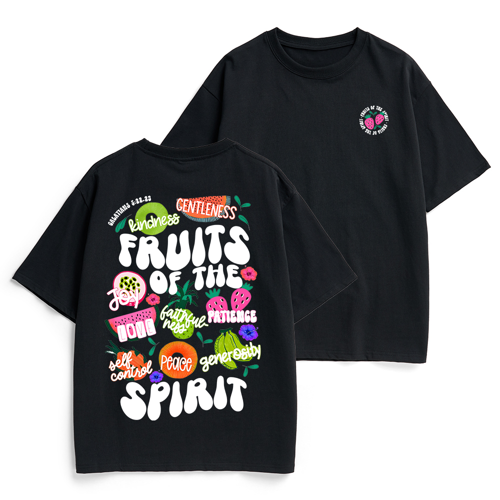 Fruit Of The Spirit Christian Heavy Cotton T-Shirt