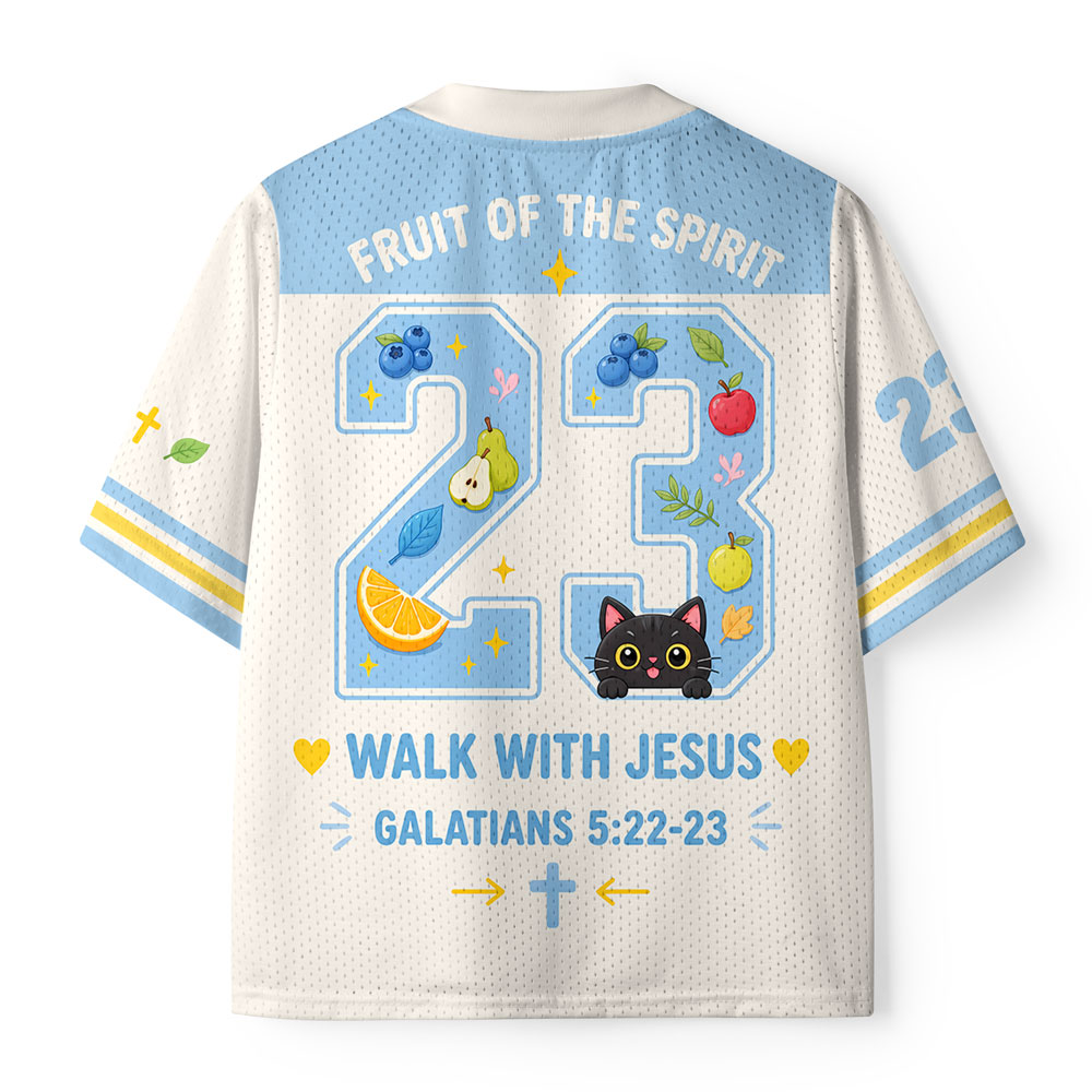 Fruit Of The Spirit Christian Kid Mesh Jersey & Shorts