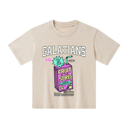 Fruit Of The Spirit Christian Kid Washed T-Shirt