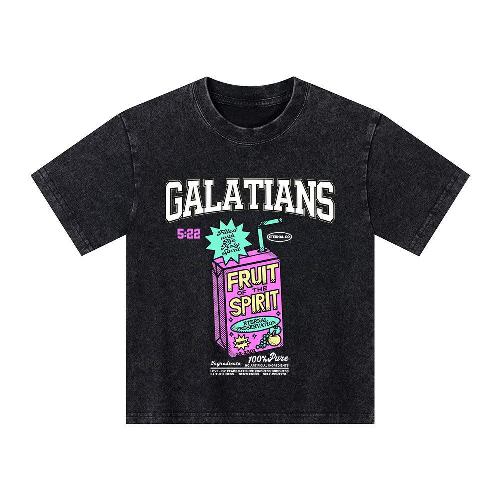 Fruit Of The Spirit Christian Kid Washed T-Shirt