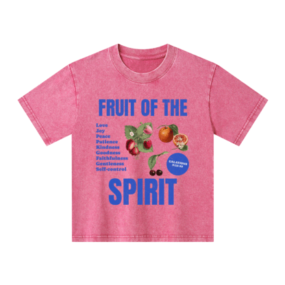 Fruit Of The Spirit Christian Kid Washed T-Shirt