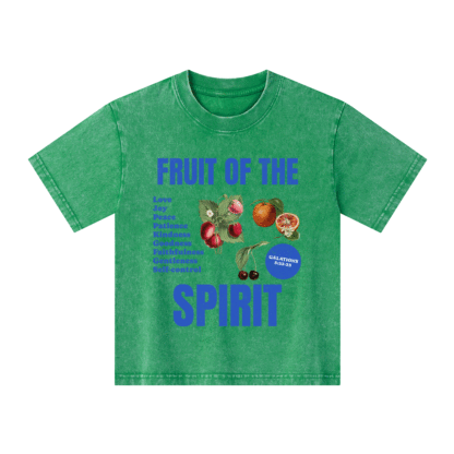 Fruit Of The Spirit Christian Kid Washed T-Shirt