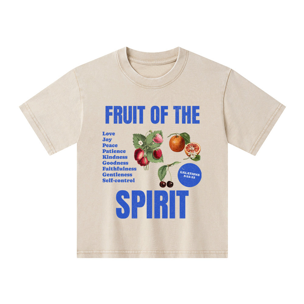 Fruit Of The Spirit Christian Kid Washed T-Shirt