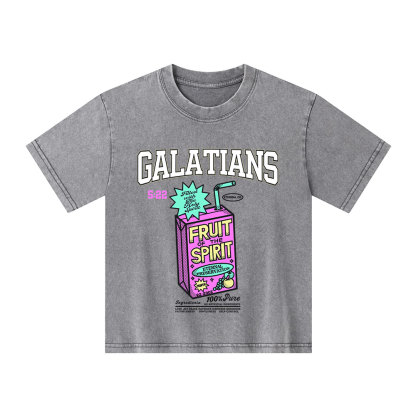 Fruit Of The Spirit Christian Kid Washed T-Shirt