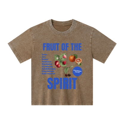 Fruit Of The Spirit Christian Kid Washed T-Shirt