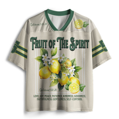 Fruit  Of The Spirit Christian Mesh Jersey