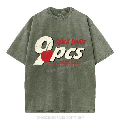 Fruit Of The Spirit Christian Washed T-Shirt