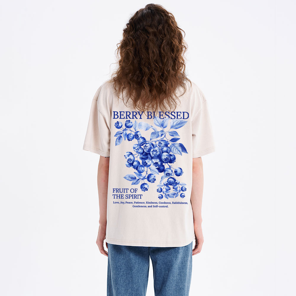 Fruit Of The Spirit Christian Washed T-Shirt