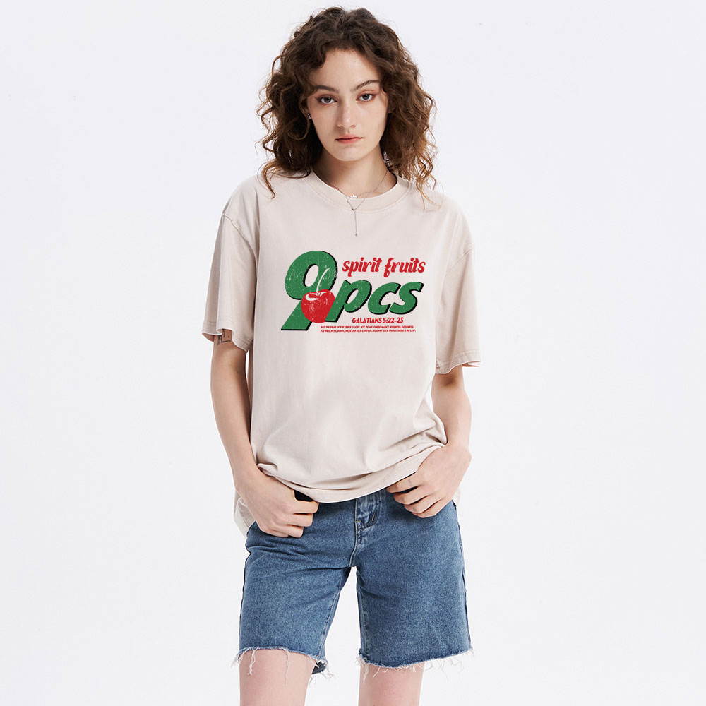 Fruit Of The Spirit Christian Washed T-Shirt