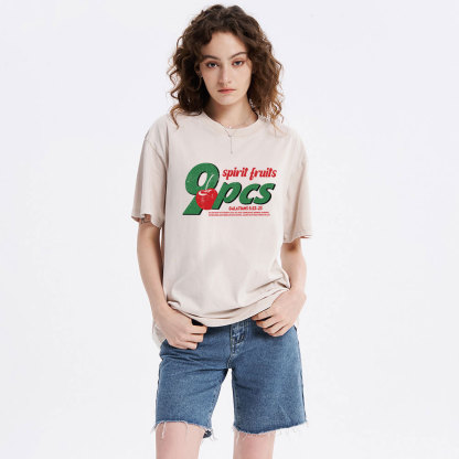 Fruit Of The Spirit Christian Washed T-Shirt