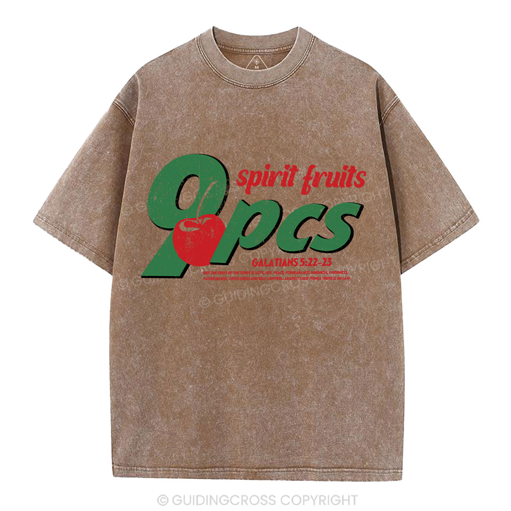 Fruit Of The Spirit Christian Washed T-Shirt