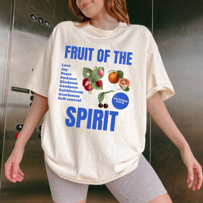 Fruit Of The Spirit Christian Washed T-Shirt