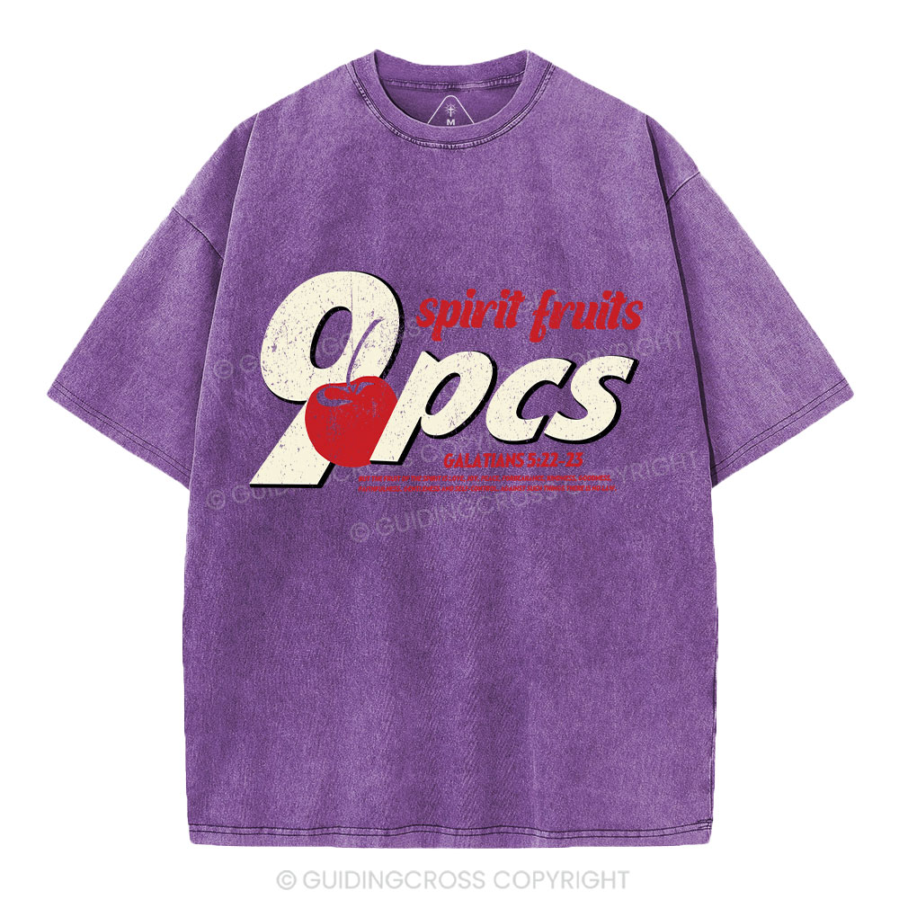 Fruit Of The Spirit Christian Washed T-Shirt