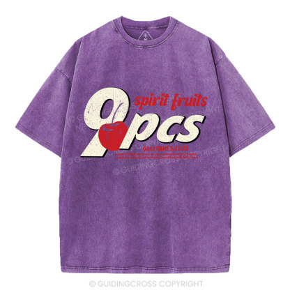 Fruit Of The Spirit Christian Washed T-Shirt