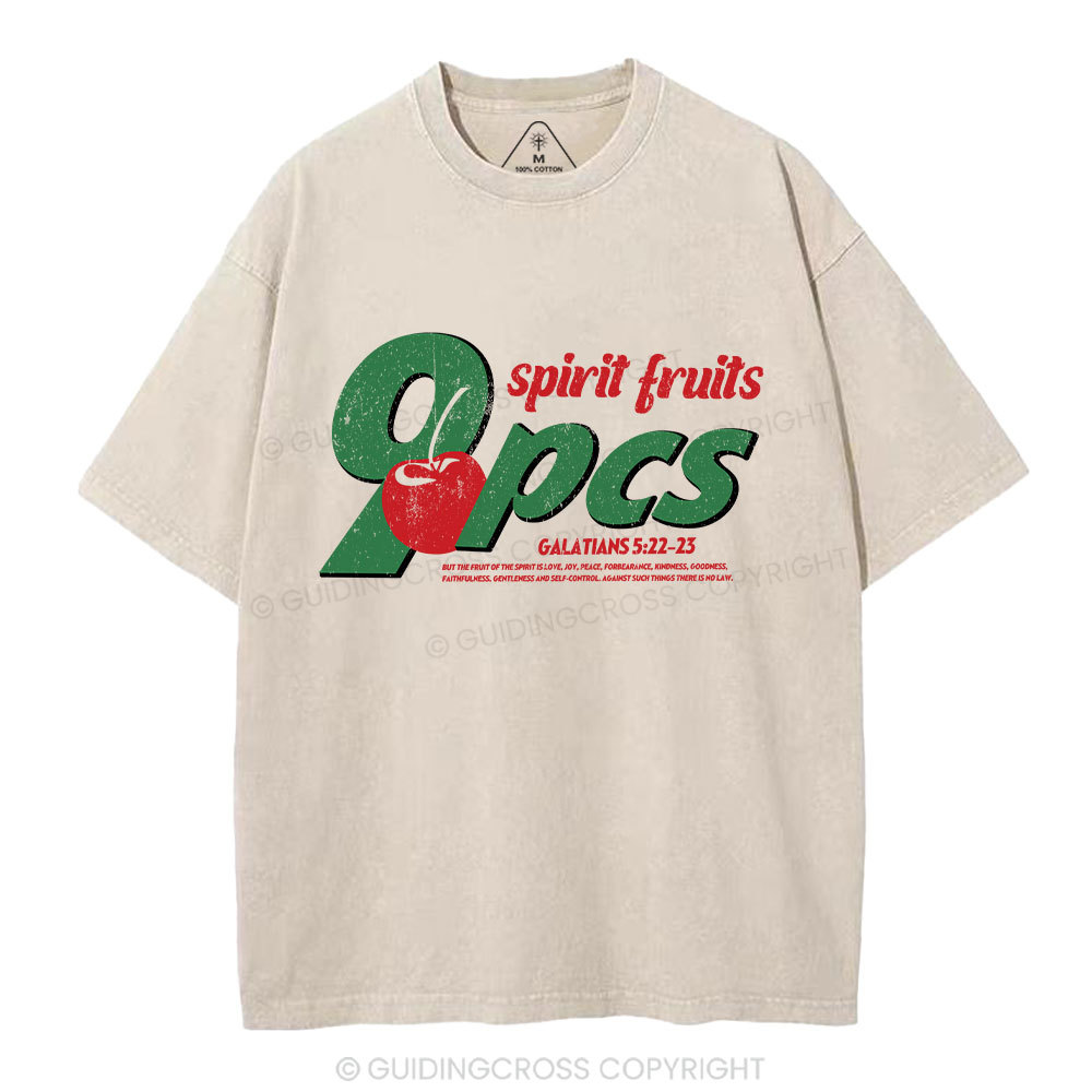 Fruit Of The Spirit Christian Washed T-Shirt