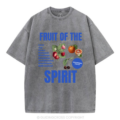 Fruit Of The Spirit Christian Washed T-Shirt