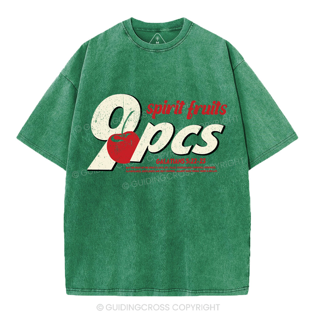 Fruit Of The Spirit Christian Washed T-Shirt