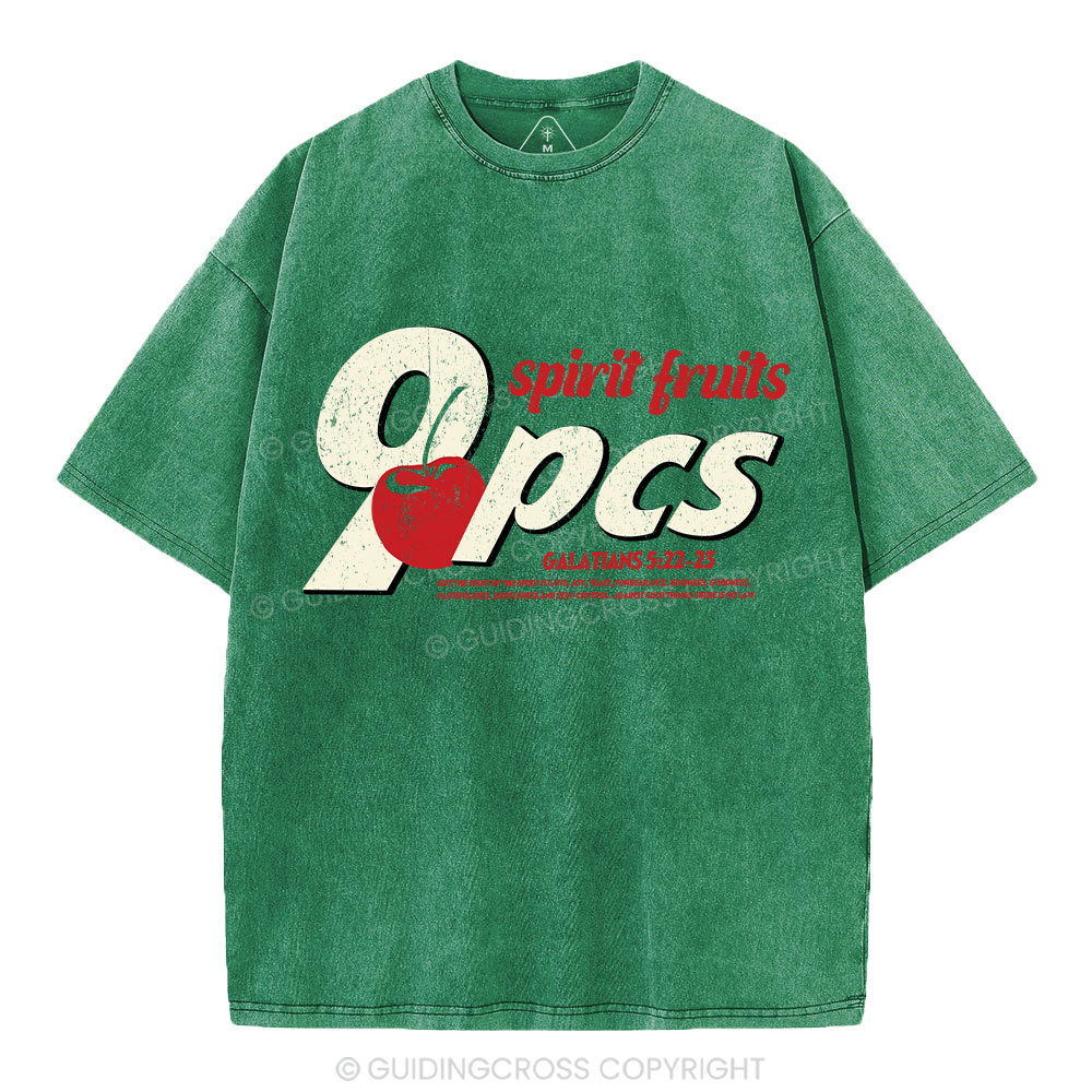 Fruit Of The Spirit Christian Washed T-Shirt