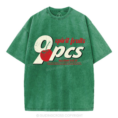 Fruit Of The Spirit Christian Washed T-Shirt