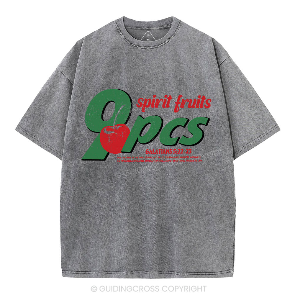Fruit Of The Spirit Christian Washed T-Shirt