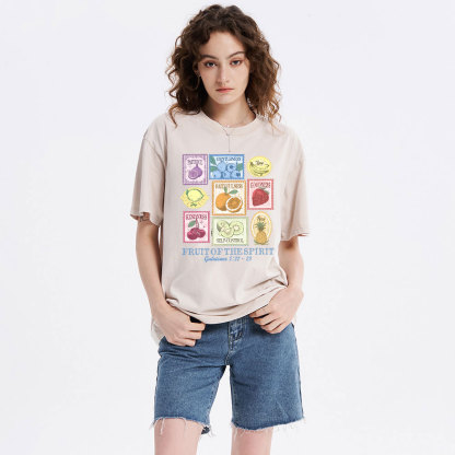 Fruit Of The Spirit Christian Washed T-Shirt