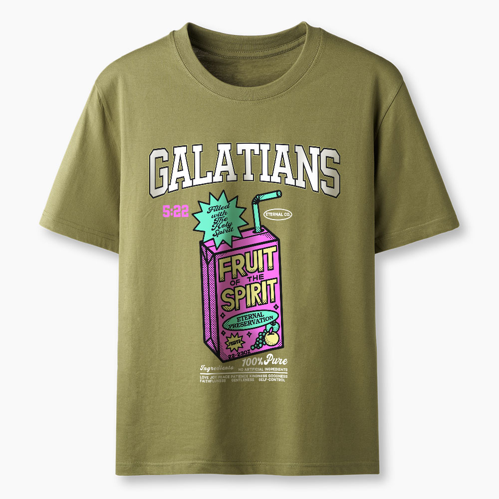 Fruit Of The Spirit Christian Washed T-Shirt
