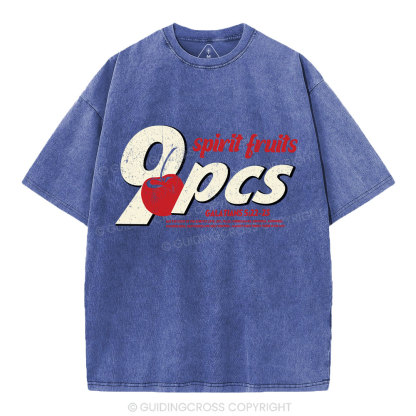 Fruit Of The Spirit Christian Washed T-Shirt
