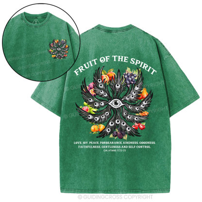 Fruit Of The Spirit Christian Washed T-Shirt