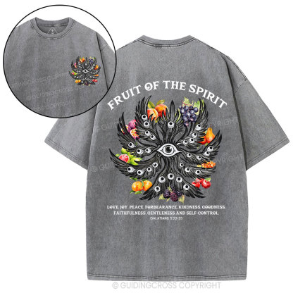 Fruit Of The Spirit Christian Washed T-Shirt