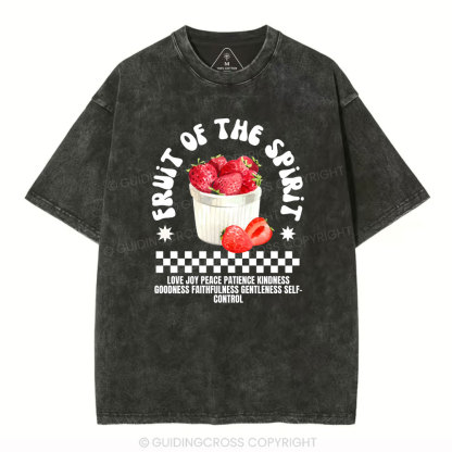 Fruit Of The Spirit Christian Washed T-Shirt