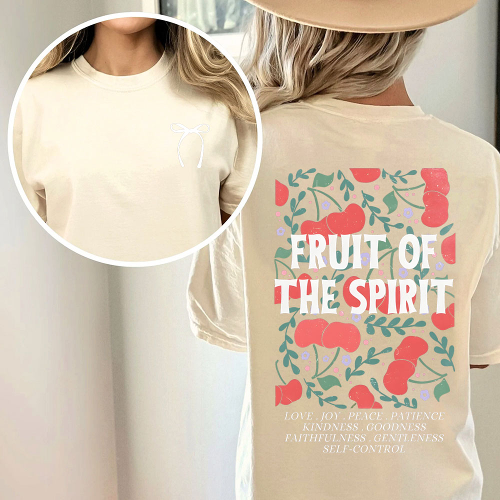 Fruit Of The Spirit Christian Washed T-Shirt