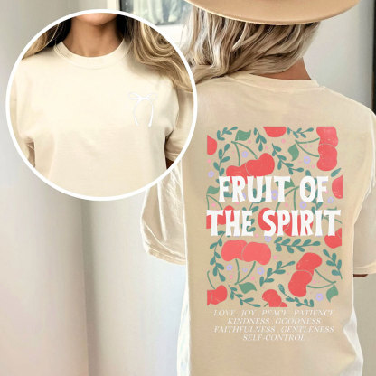 Fruit Of The Spirit Christian Washed T-Shirt