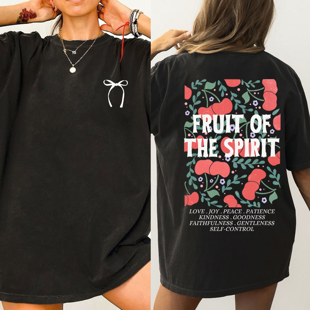 Fruit Of The Spirit Christian Washed T-Shirt