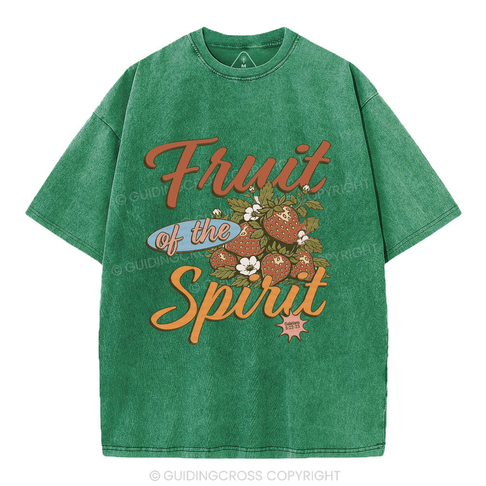 Fruit Of The Spirit Christian Washed T-Shirt