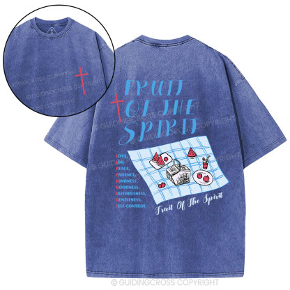 Fruit Of The Spirit Christian Washed T-Shirt