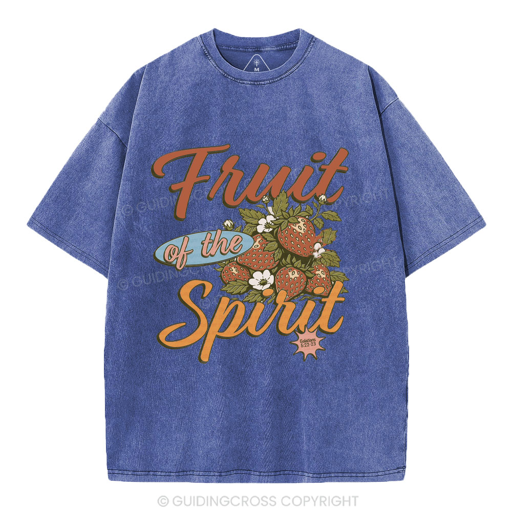 Fruit Of The Spirit Christian Washed T-Shirt