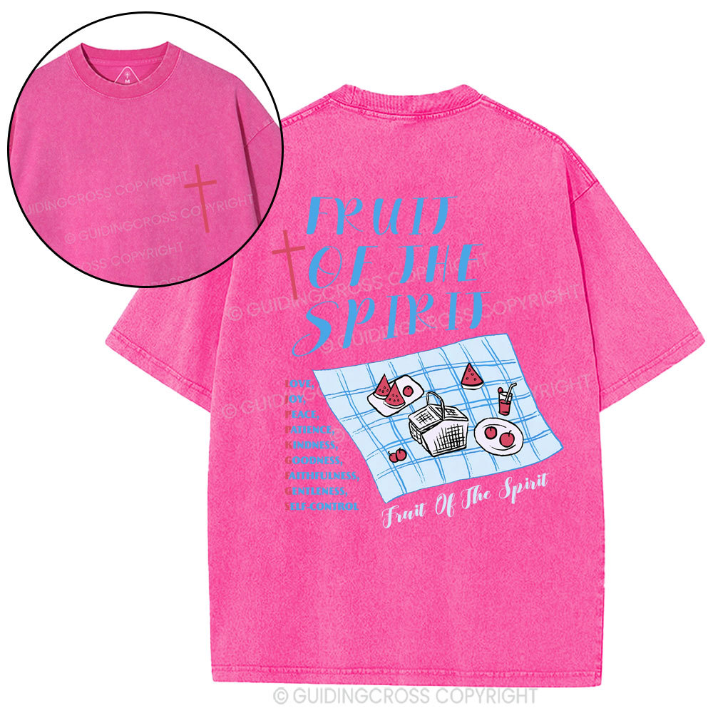 Fruit Of The Spirit Christian Washed T-Shirt
