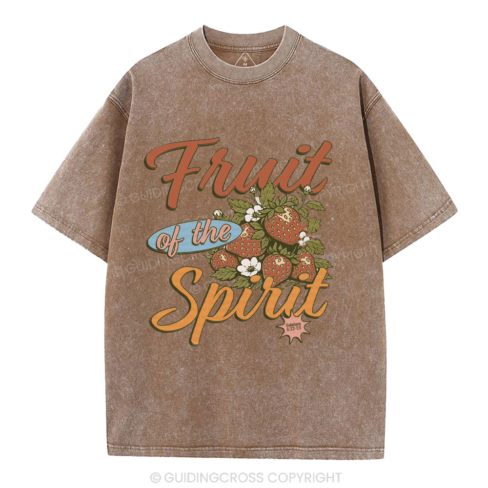 Fruit Of The Spirit Christian Washed T-Shirt